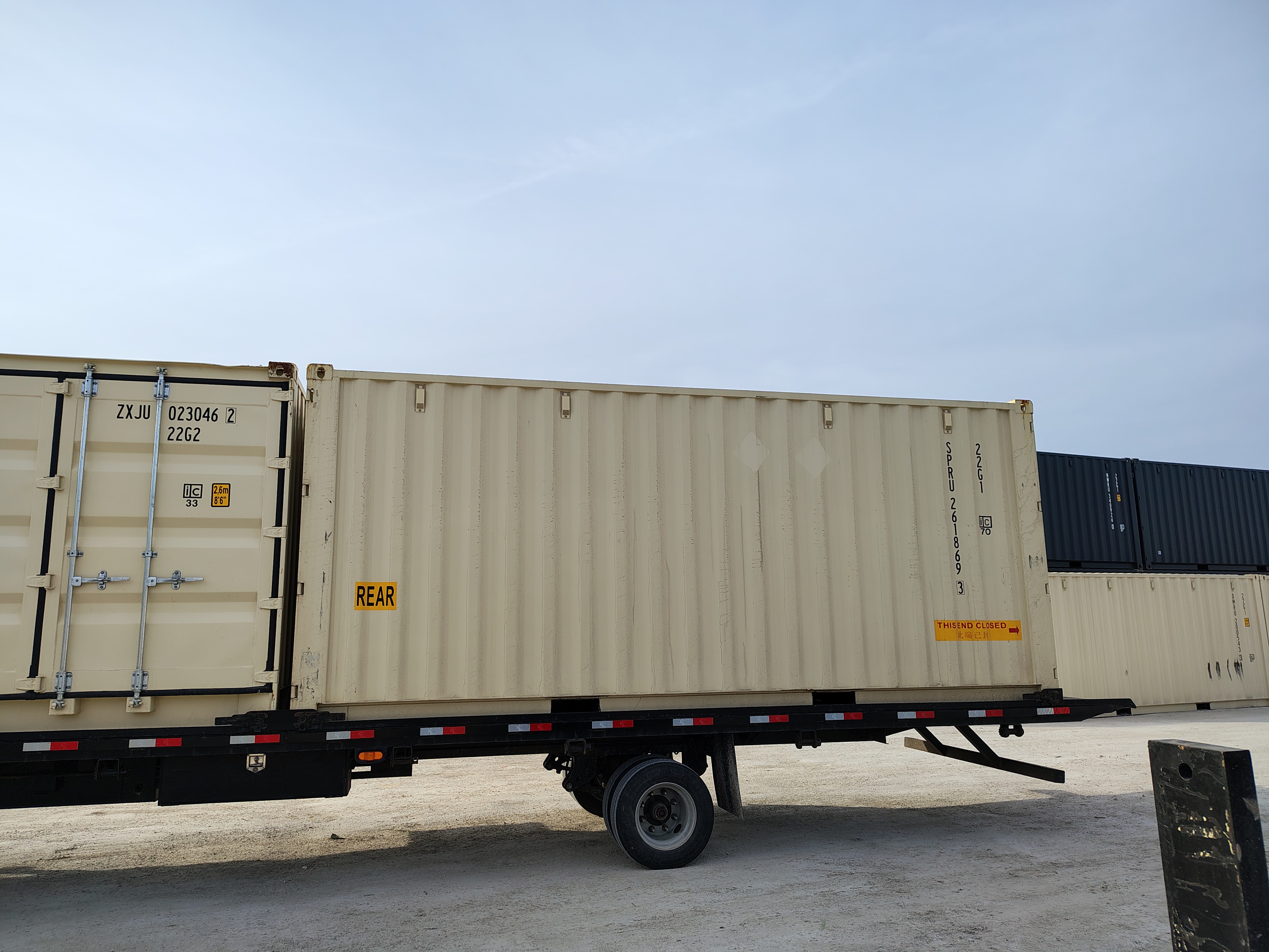 Used 20 Long x 8 Wide - ST Double Doors One Tripper